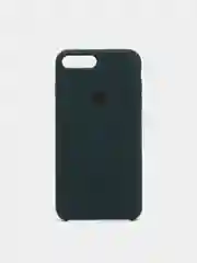 Зеленый чехол Silicone Case iPhone, открытый низ 11 pro/XR/7 plus/8 plus