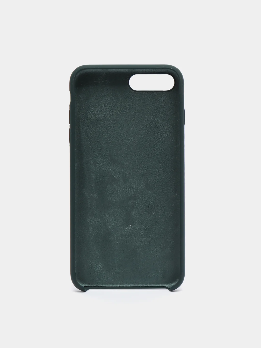 Зеленый чехол Silicone Case iPhone, открытый низ 11 pro/XR/7 plus/8 plus