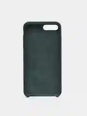Зеленый чехол Silicone Case iPhone, открытый низ 11 pro/XR/7 plus/8 plus