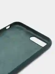 Зеленый чехол Silicone Case iPhone, открытый низ 11 pro/XR/7 plus/8 plus