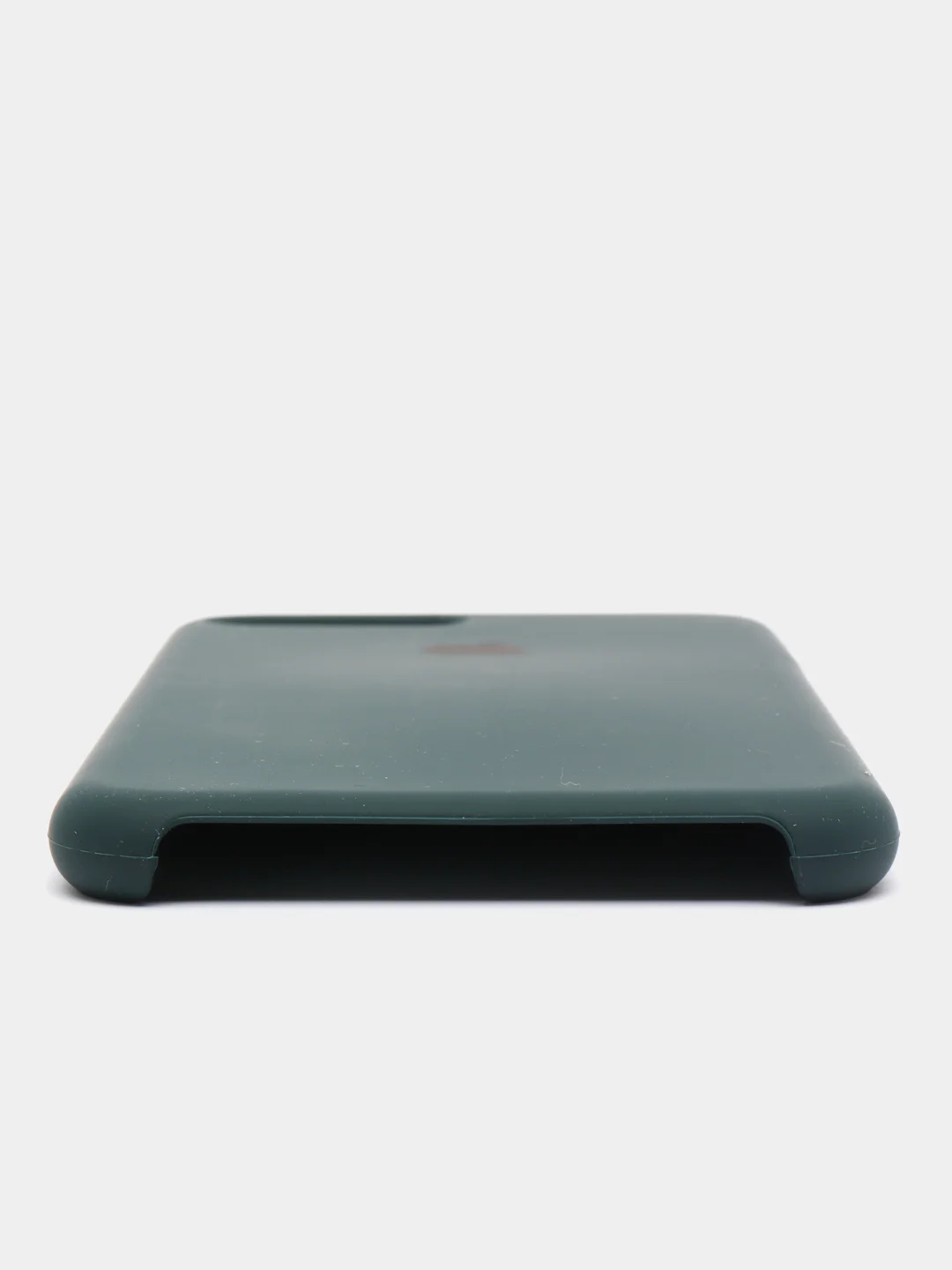 Зеленый чехол Silicone Case iPhone, открытый низ 11 pro/XR/7 plus/8 plus