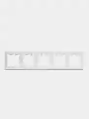 Рамка Schneider Electric AtlasDesign пятипостовая, белый, ATN000105