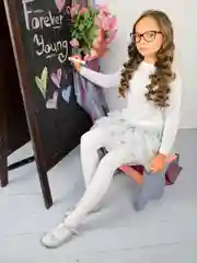 Колготки детские ажурные, жаккард, ТМ "Лукоморье"