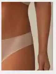 Бежевый трусики Braziliana, тонкие, бесшовные трусы женские