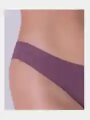 Шоколадный трусики Braziliana, тонкие, бесшовные трусы женские