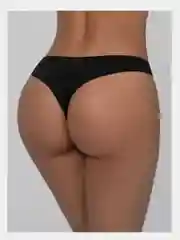 Черный трусики Braziliana, тонкие, бесшовные трусы женские