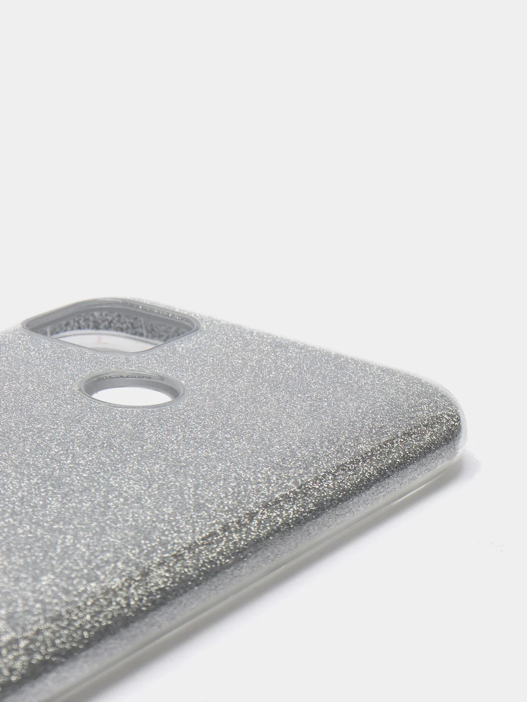 Серебряный чехол для Xiaomi Redmi 9C силиконовый