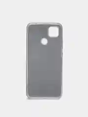 Серебряный чехол для Xiaomi Redmi 9C силиконовый