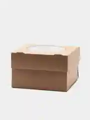 Коробка на 4 капкейка, 16х16х10 см, подарочная упаковка
