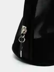 Черный сетчатая косметичка