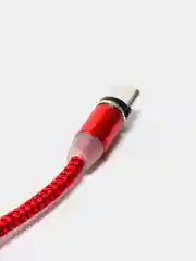 Алый магнитный кабель для зарядки Micro USB, Type C, Lightning
