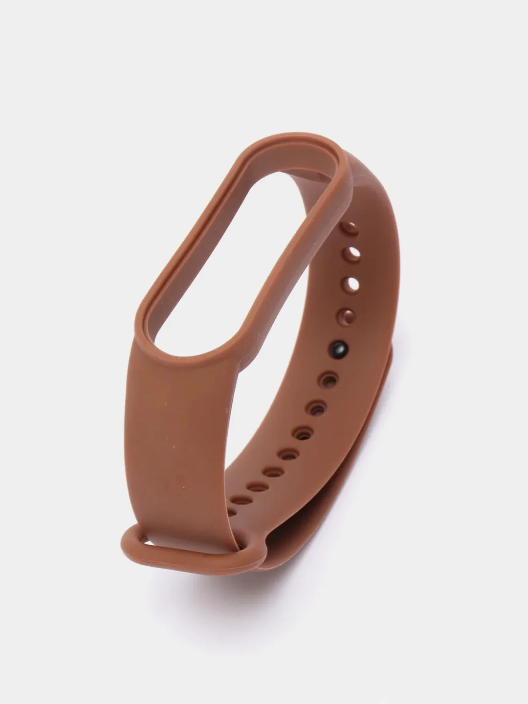 Коричневый силиконовый ремешок Xiaomi Mi Band 5, Band 6