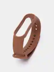 Коричневый силиконовый ремешок Xiaomi Mi Band 5, Band 6
