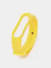 Желтый силиконовый ремешок Xiaomi Mi Band 5, Band 6