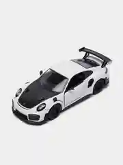 Белый металлическая машинка 1:36 Porsche 911 GT2 RS KT5408D