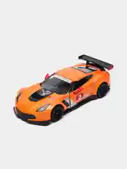 Оранжевый металлическая машинка 1:36 Corvette C7.R 2016 Race Car KT5397D
