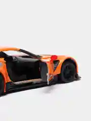 Оранжевый металлическая машинка 1:36 Corvette C7.R 2016 Race Car KT5397D