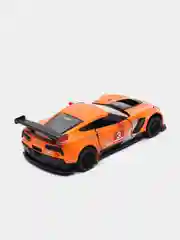 Оранжевый металлическая машинка 1:36 Corvette C7.R 2016 Race Car KT5397D