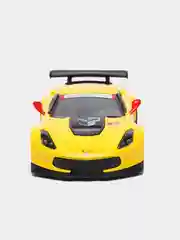 Желтый металлическая машинка 1:36 Corvette C7.R 2016 Race Car KT5397D