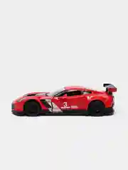 Красный металлическая машинка 1:36 Corvette C7.R 2016 Race Car KT5397D