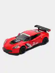 Красный металлическая машинка 1:36 Corvette C7.R 2016 Race Car KT5397D