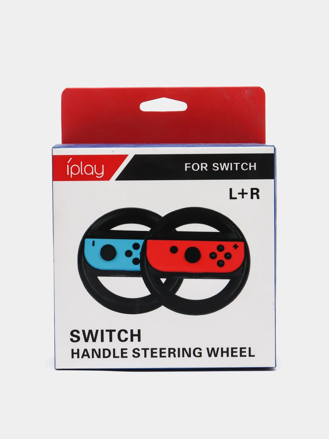 Черный держатель в виде руля для Nintendo Switch Joy Con, 2 штуки