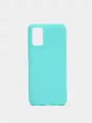 Бирюзовый чехол для Samsung Galaxy A02s, Самсунг Галакси А02с силиконовый цветной