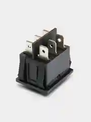 Переключатель клавишный, без фиксации, RS-223-4C, черный