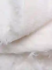 Белый пушистый плед / Яркий плед / Меховой плед / Эконом упаковка