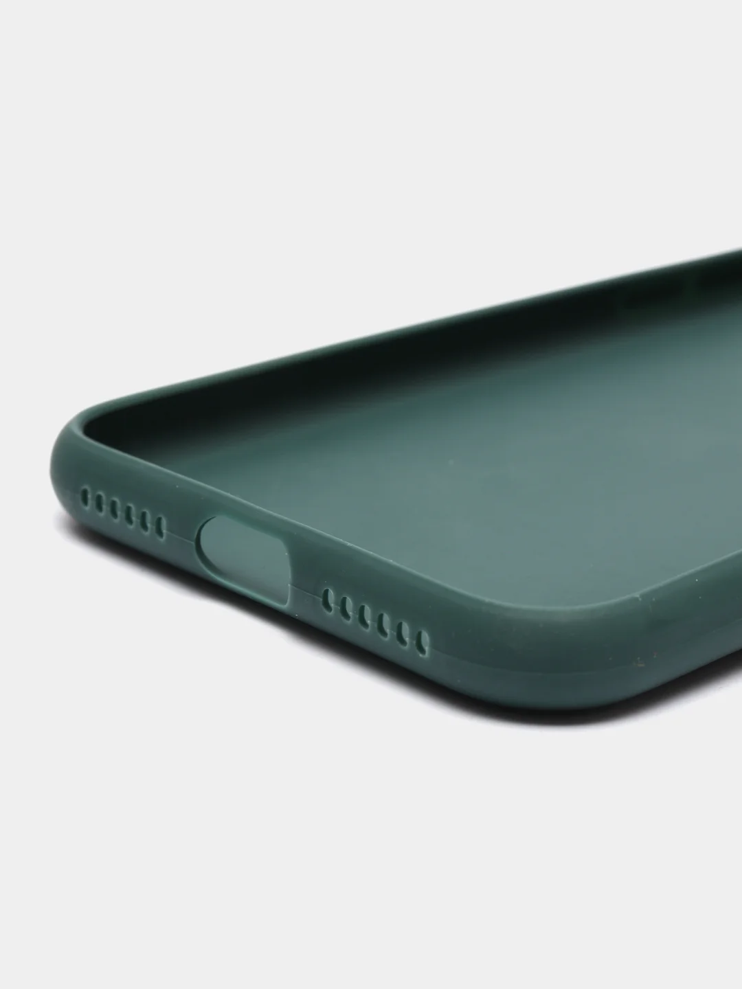 Зеленый чехол с защитой камеры в виде шторки для Apple iPhone 11 / 11 pro