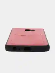 Красный чехол из эко кожи с карманом на Samsung J2 Core J2 Pro J6 J4 Core J4 Plus J4 J6 Plus J8
