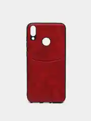 Красный чехол Huawei Honor из эко кожи на модели Nova 5T 20 Lite 10i 20i V20 8C 9C P40 Lite E Y7P
