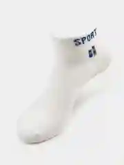 Белый носки мужские, спортивные, короткие