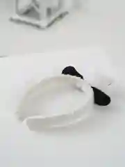 Белый ободок детский с животными