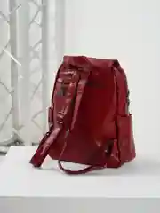 Бордовый рюкзак женский кожаный