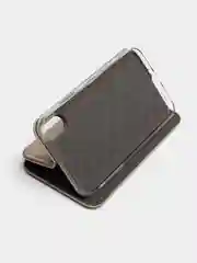 Золотой чехол-книжка для iPhone X / XS / XS Max