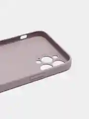Сиреневый чехол для iPhone Xr/ 11/ 12/ mini/ Pro/ ProMax, силиконовый со стеклянной панелью