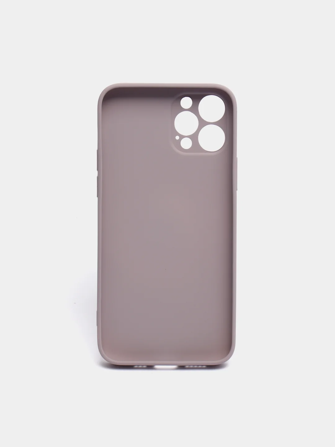 Сиреневый чехол для iPhone Xr/ 11/ 12/ mini/ Pro/ ProMax, силиконовый со стеклянной панелью