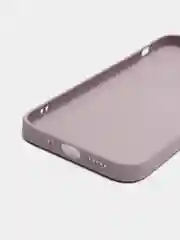 Сиреневый чехол для iPhone Xr/ 11/ 12/ mini/ Pro/ ProMax, силиконовый со стеклянной панелью