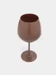 Карамельный бокал для вина стеклянный, цветной
