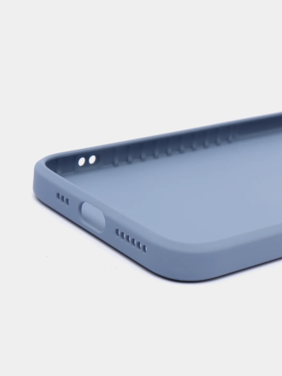 Серый чехол для iPhone Xr/ 11/ 12/ mini/ Pro/ ProMax, силиконовый со стеклянной панелью
