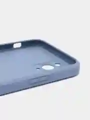 Серый чехол для iPhone Xr/ 11/ 12/ mini/ Pro/ ProMax, силиконовый со стеклянной панелью