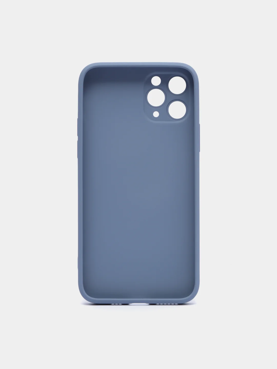 Серый чехол для iPhone Xr/ 11/ 12/ mini/ Pro/ ProMax, силиконовый со стеклянной панелью