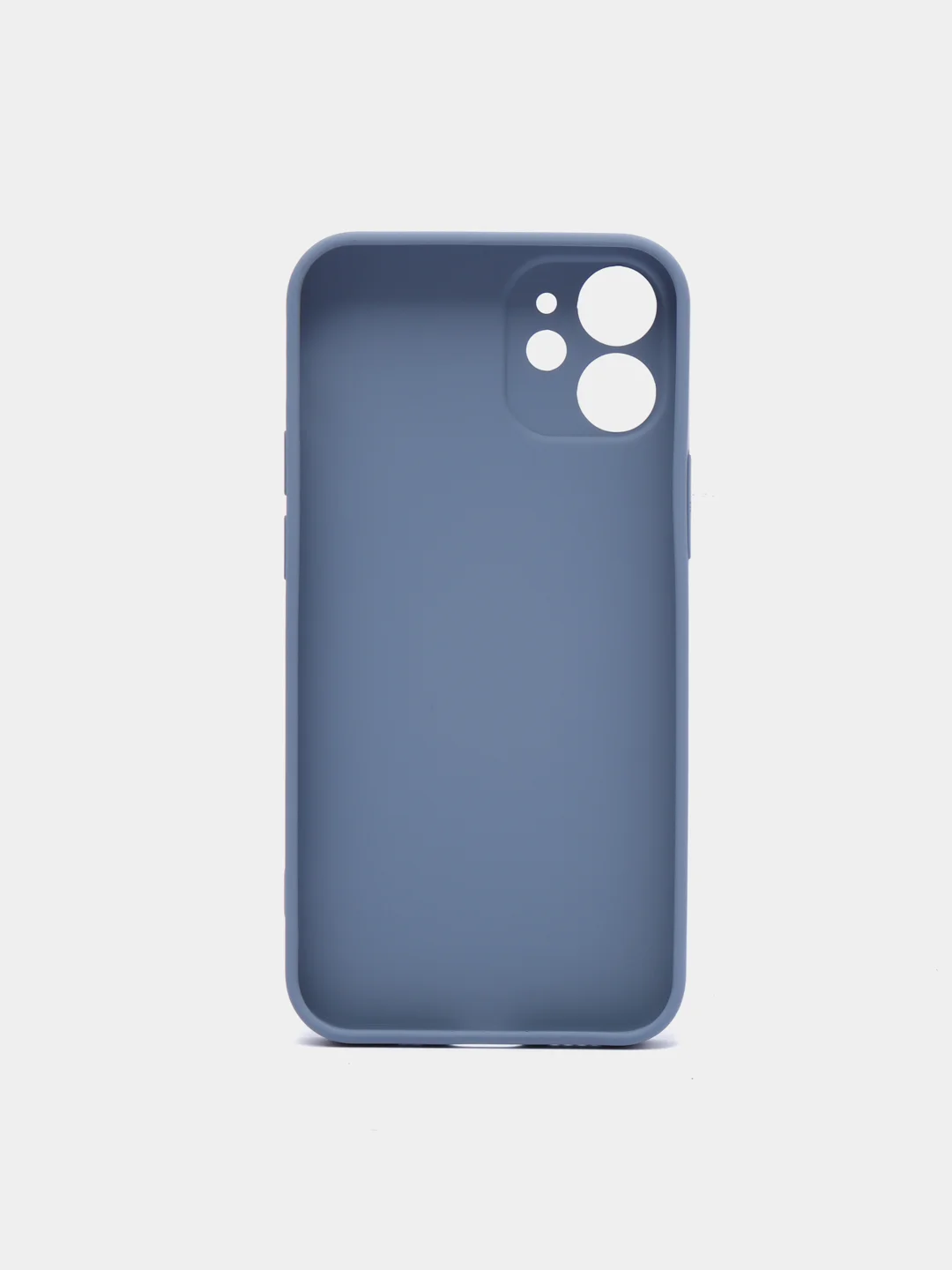 Серый чехол для iPhone Xr/ 11/ 12/ mini/ Pro/ ProMax, силиконовый со стеклянной панелью
