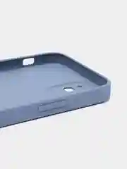 Серый чехол для iPhone Xr/ 11/ 12/ mini/ Pro/ ProMax, силиконовый со стеклянной панелью