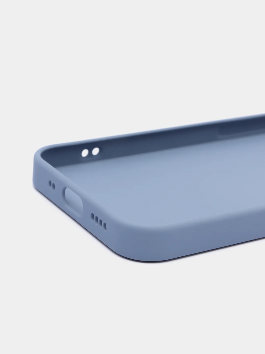 Серый чехол для iPhone Xr/ 11/ 12/ mini/ Pro/ ProMax, силиконовый со стеклянной панелью