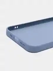 Серый чехол для iPhone Xr/ 11/ 12/ mini/ Pro/ ProMax, силиконовый со стеклянной панелью