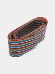 Шлейф RCA-40 жил цветной 28AWG медь шаг 1.27мм (отрезок 1 метр)