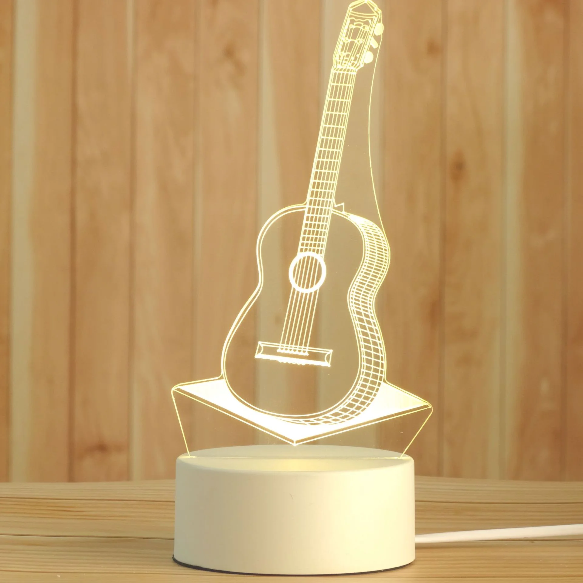 Желтый детский ночник LED
