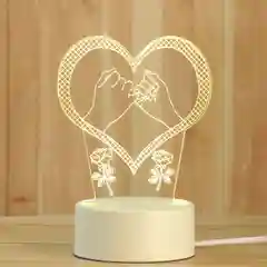 Бирюзовый детский ночник LED